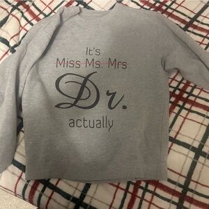 Gray Graphic Sweatshirt